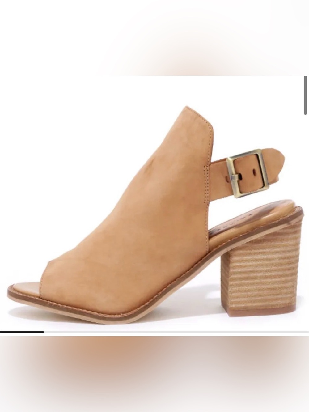 Chinese Laundry Caleb Natural Suede Leather Ankle Booties size 7 NWOB